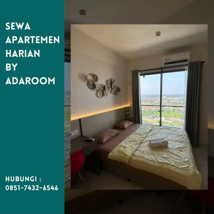 Disewakan apartemen harian Sky House BSD City murah