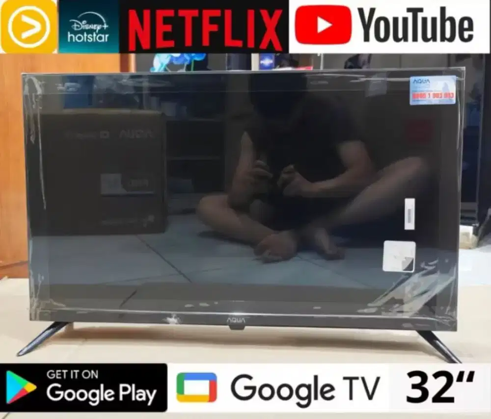 PROMO GOOGLE TV AQUA JAPAN 32 INCI FULL HD 32K701AF GARANSI 5 TAHUN
