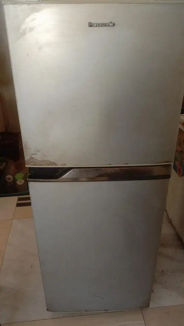 kulkas panasonic 2 pintu siap pakai
