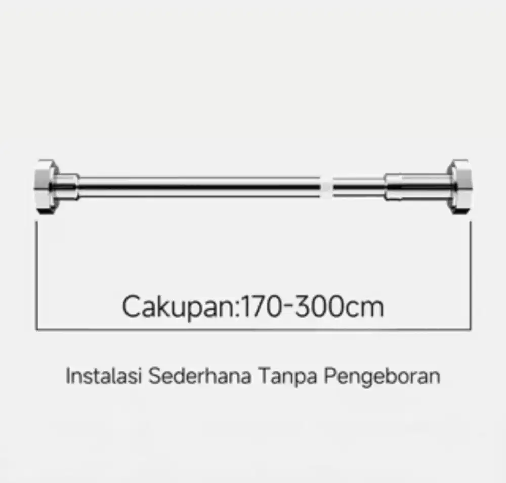 Tiang gorden/tiang jemuran