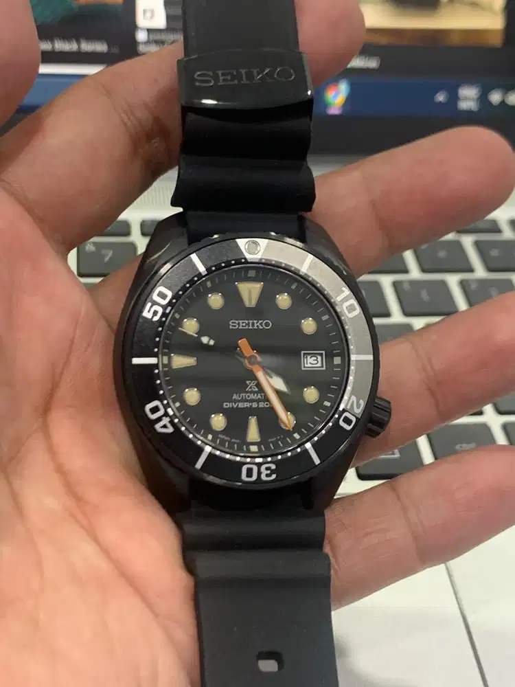 Seiko Sumo Black limited Edition 0083/7000 Thn 2023 Mulus