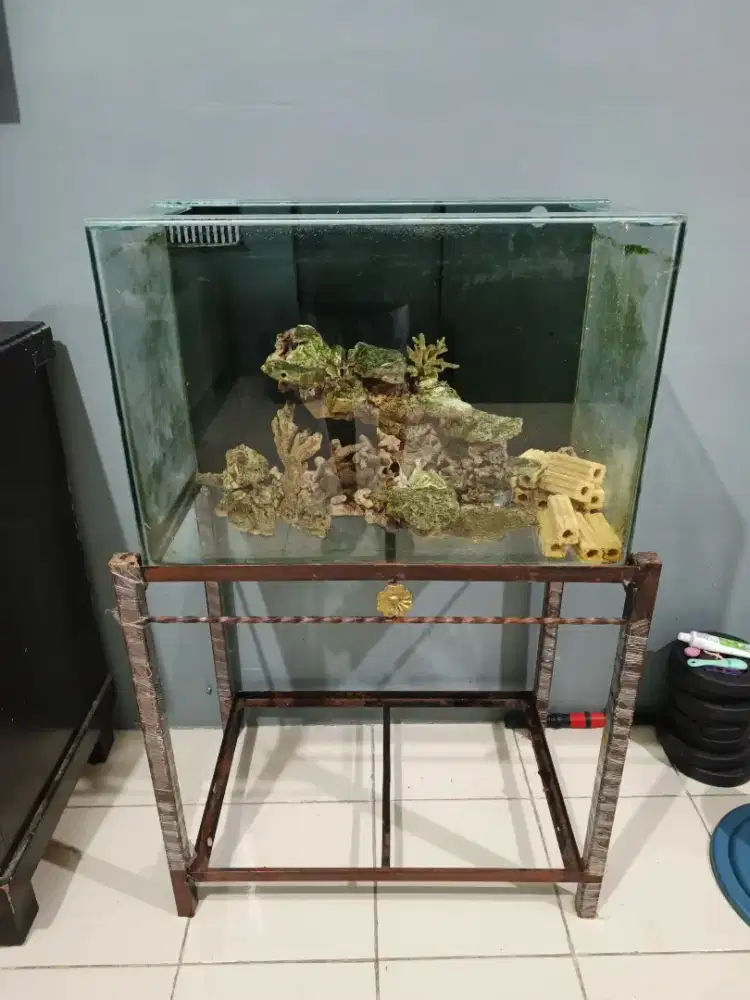 Aquarium 60x40cm Sump Belakang Full Set