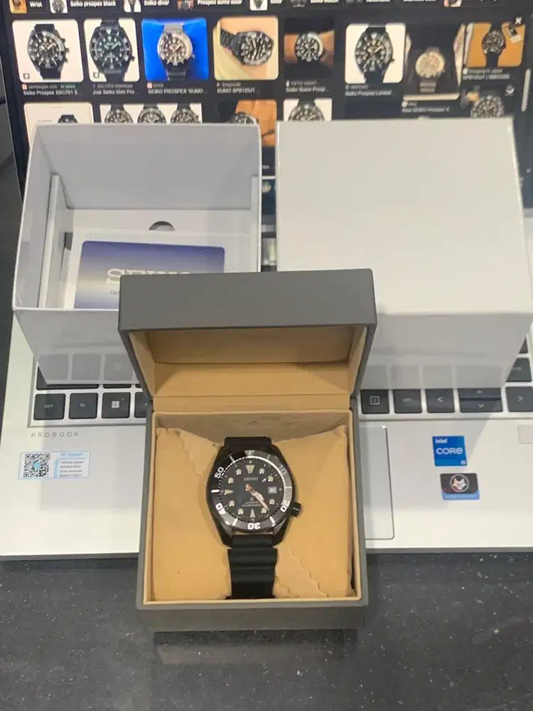 Seiko Sumo Black limited Edition 0083/7000 Thn 2023 Mulus