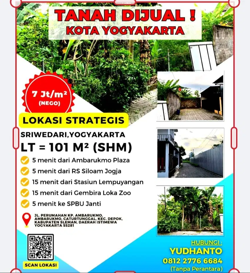 DIJUAL TANAH PEKARANGAN
