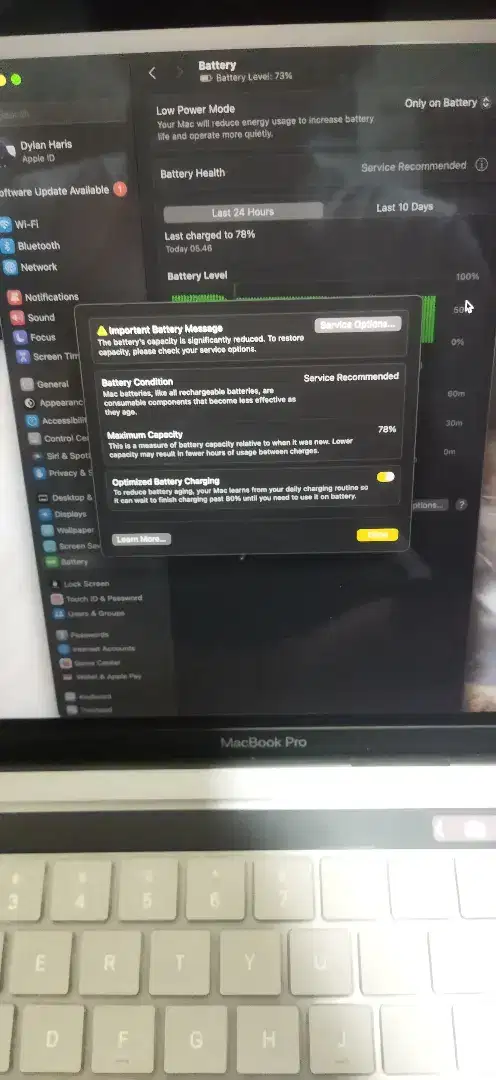 macbook m1 pro ram 8/255