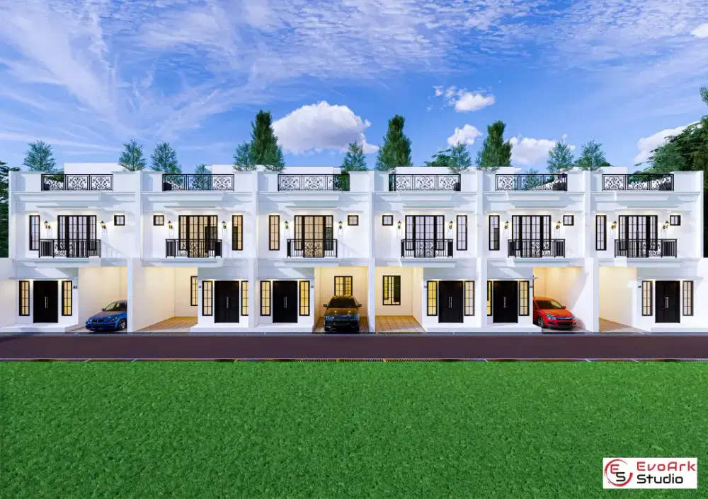 Dijual Rumah Cluster Classic Modern Rooftop di Pejaten Timur Jakarta