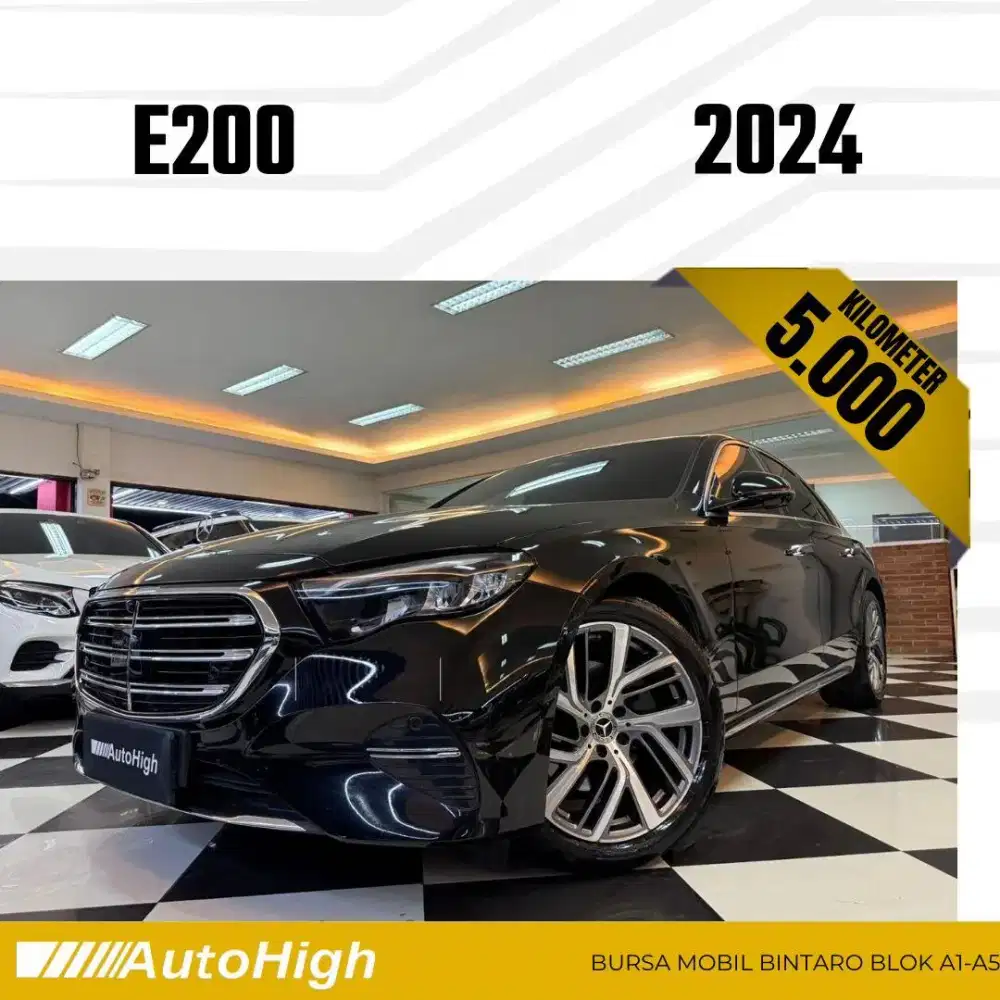DP10% [Km5.000] E200 Exclusive 2024 Black / E300 Reg 2023 #AUTOHIGH