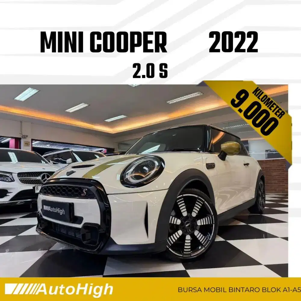 DP10% [Km9.000] Mini Cooper 2.0 S Turbo 2022 White Reg 2023 #AUTOHIGH