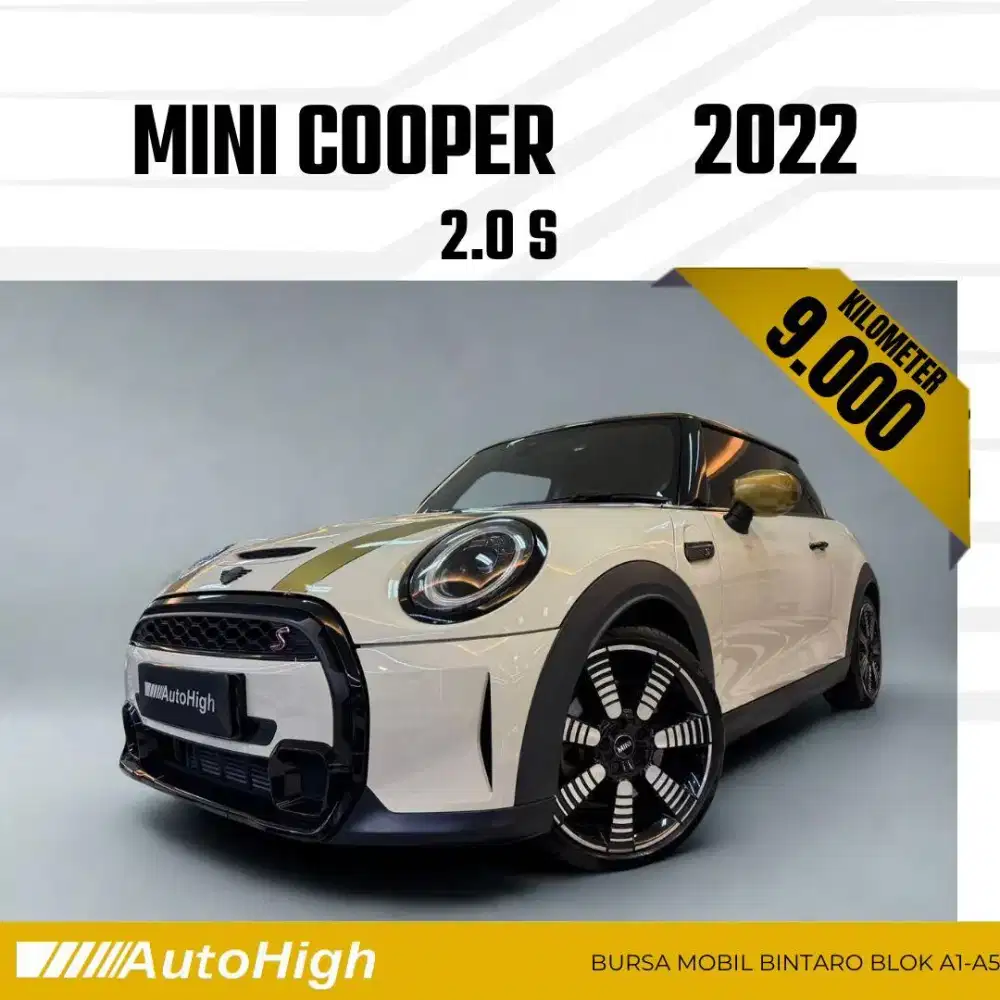 DP10% [Km9.000] Mini Cooper 2.0 S Turbo 2022 White Reg 2023 #AUTOHIGH