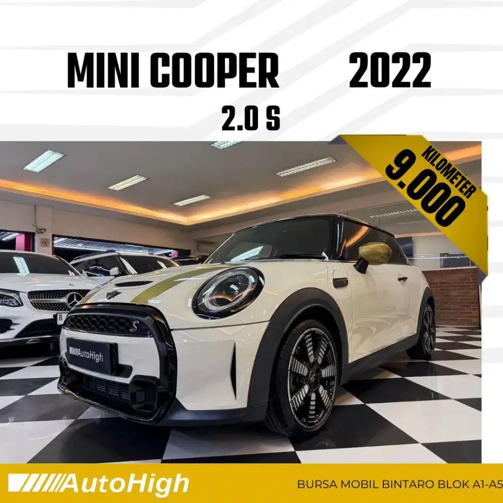 DP10% [Km9.000] Mini Cooper 2.0 S Turbo 2022 White Reg 2021 #AUTOHIGH