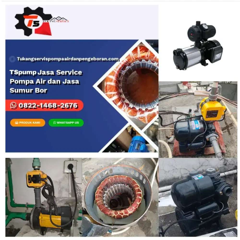 Tukang servis pompa air panggilan