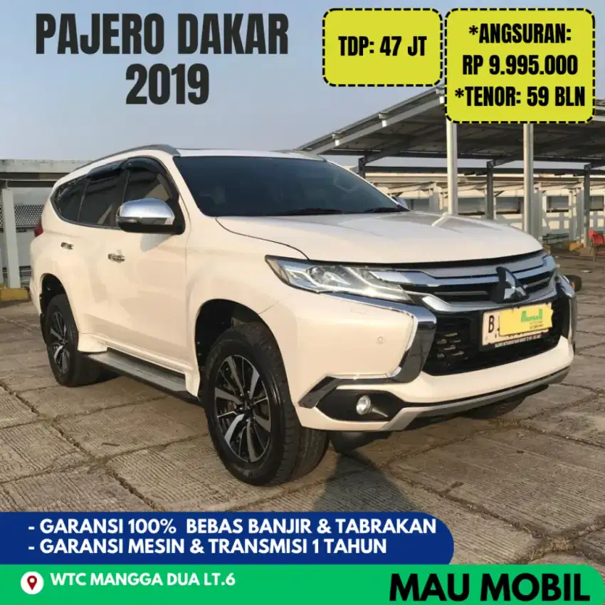 TDP 47JT, Pajero Dakar 2018/2019/2020 Putih, KM 70rb