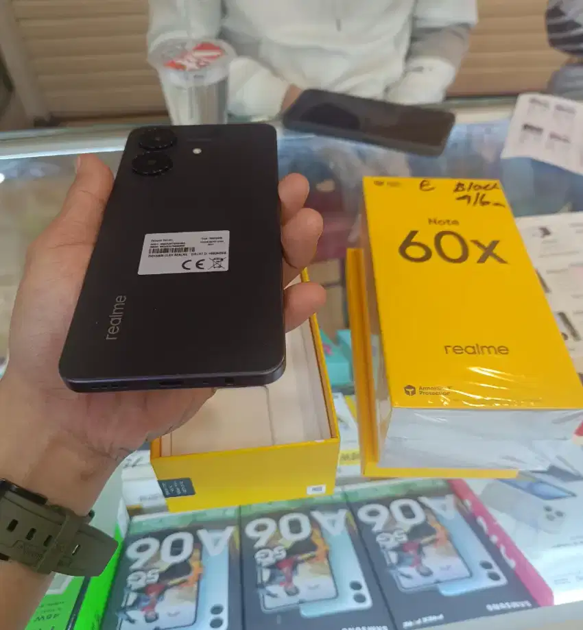 Realme note 60x 8/128GB , bisa cash dan cicilan cukup KTP
