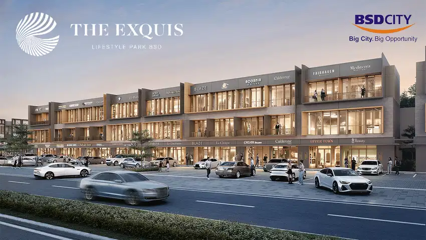 Dijual Ruko The Exquis 3 Lantai Super Strategis di BSD City, Tangerang