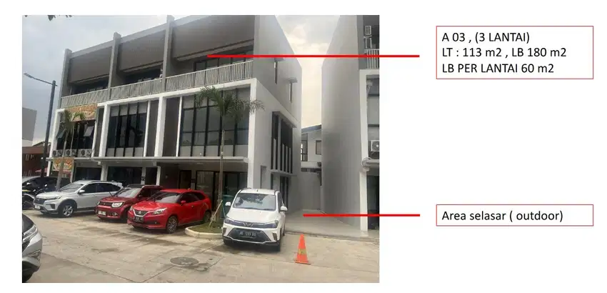 DISEWAKAN RUKO UPTOWN - Lippo Cikarang