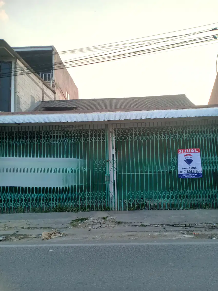 DIJUAL RUKO 1,5 LT PINGGIR JL RAYA AREA KOMERSIL CIPADU TANGERANG