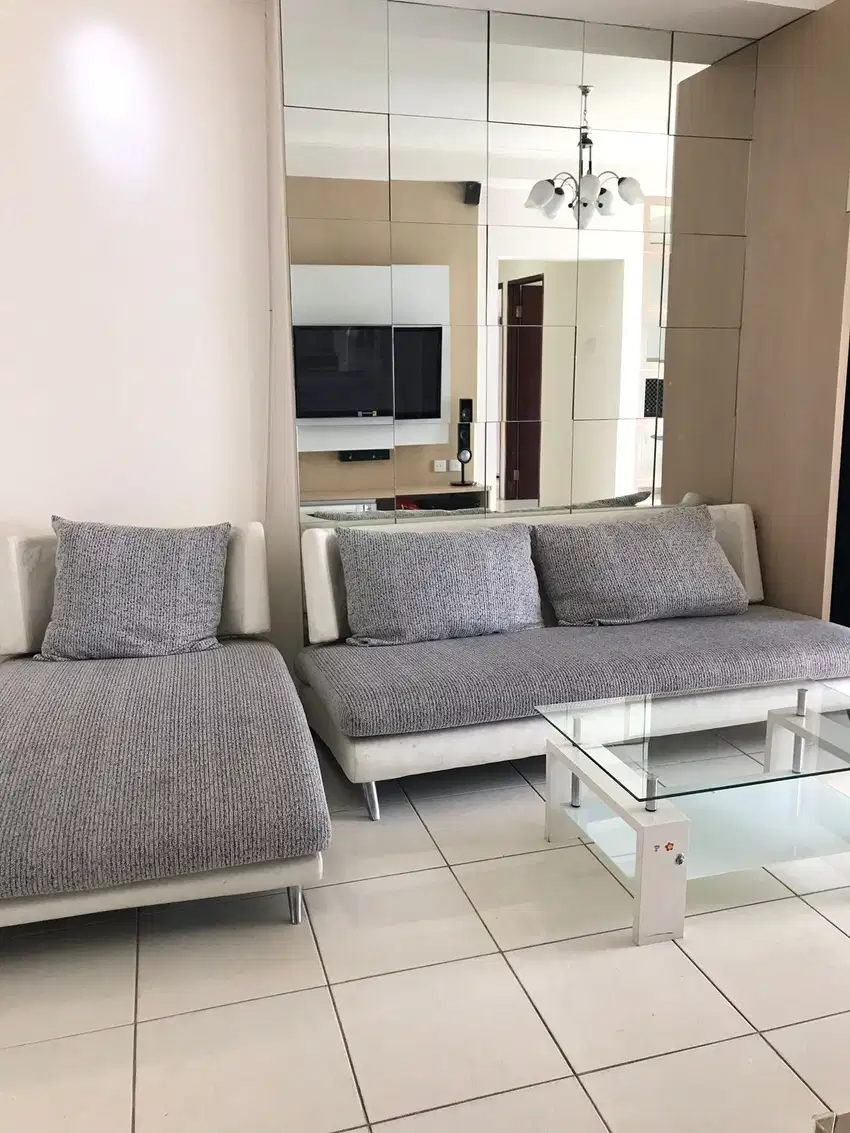 Disewakan Apt Mediterania Garden Res 2 Tower Kenanga 3BR