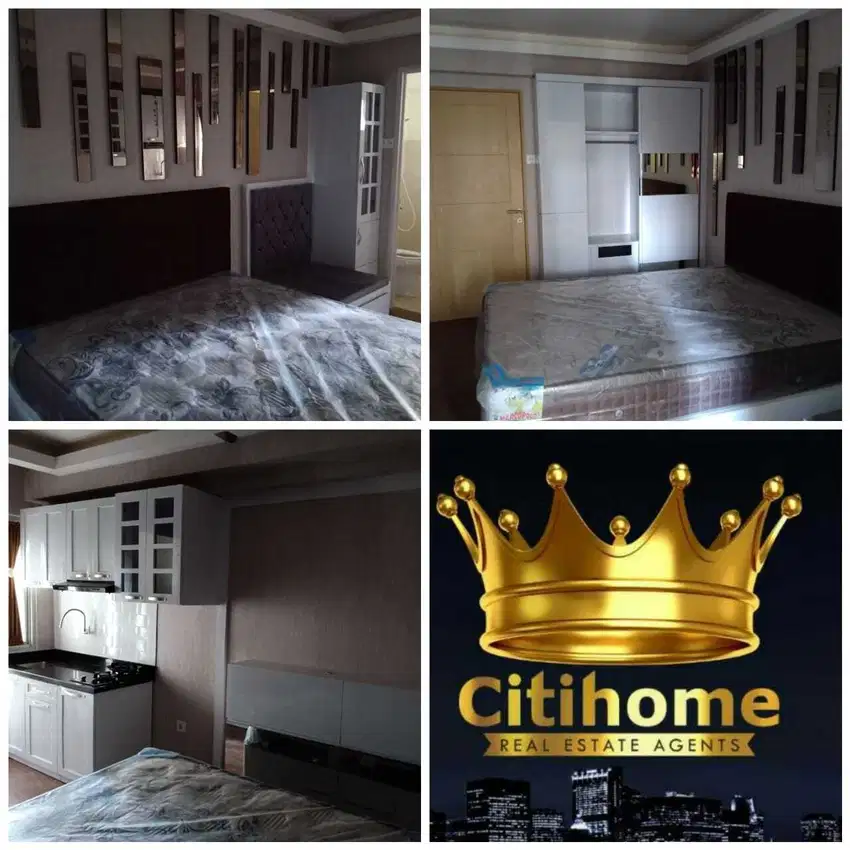Menyewakan apartemen educity 1br bulanan bycitihome