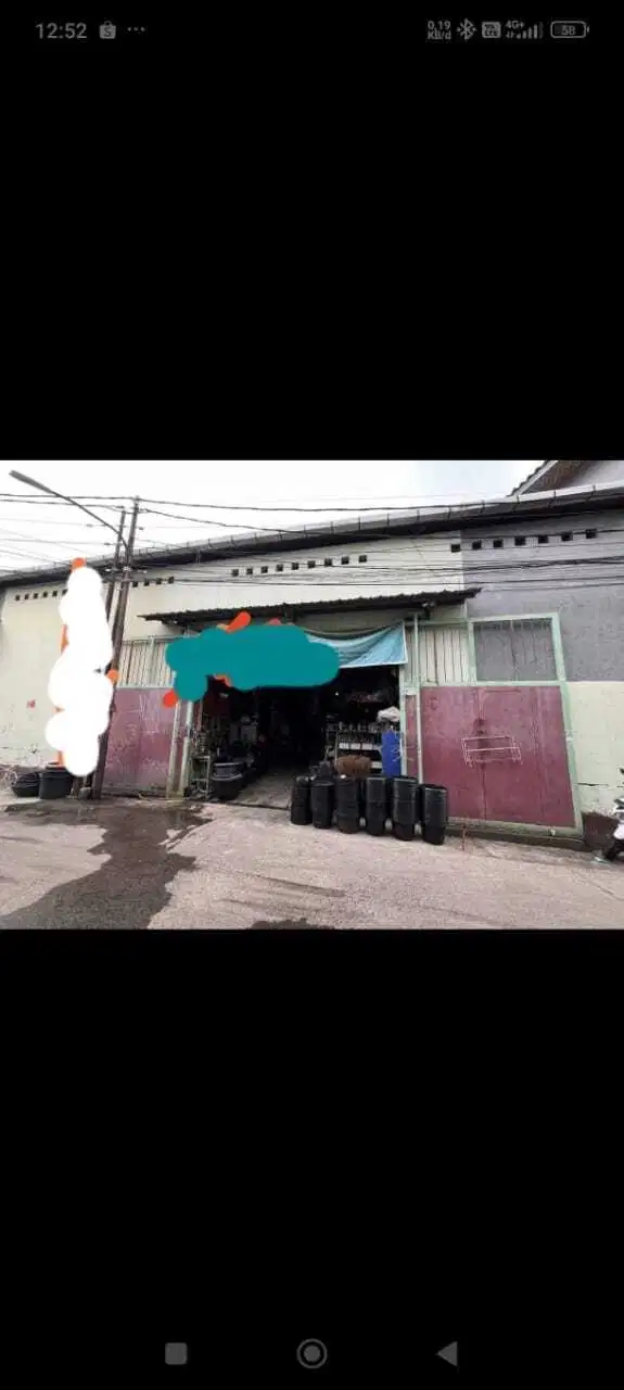 Dijual Cepat Gudang Luas di Jl. Raden Saleh Karang Tengah