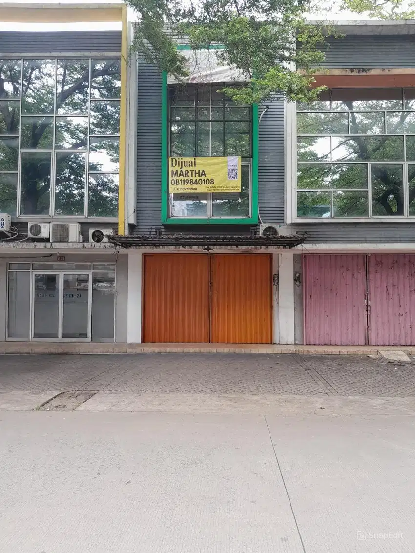 Ruko Pasar Modern Mutiara Pinggir Jalan 2 Lantai, Karawaci