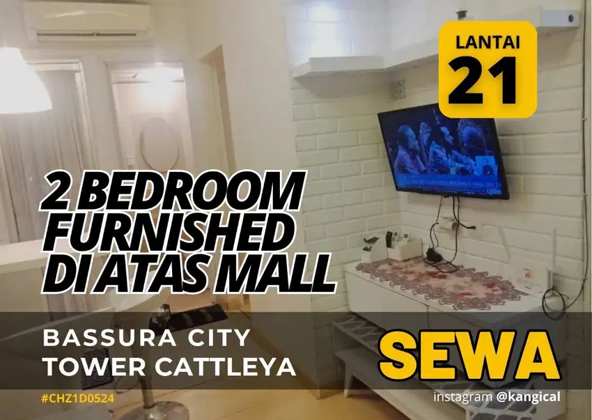 Sewa 2 Bedroom Di Atas Mall Lantai 21 Apartemen Bassura City