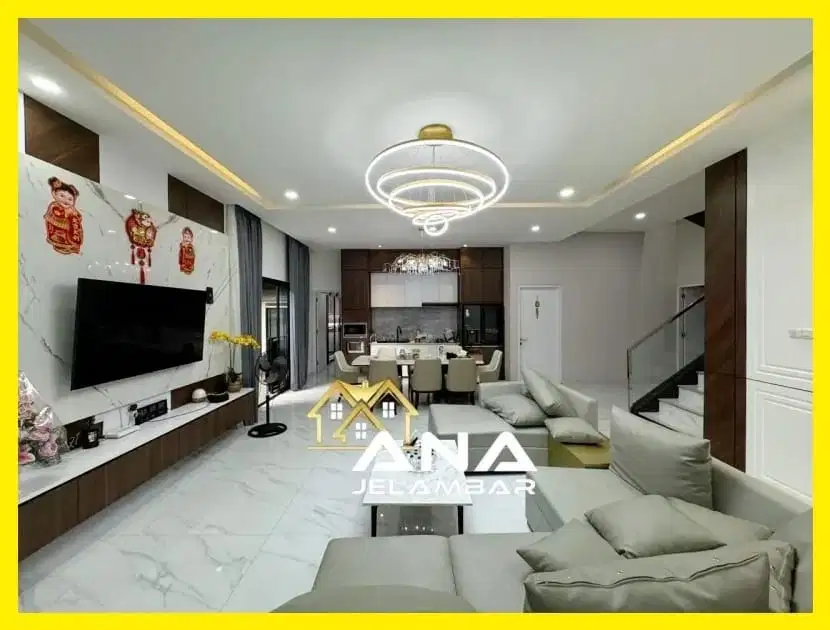 ANA RUMAH SEMI BARU UK 7.45X21M DI KOMP KAVLING POLRI JELAMBAR
