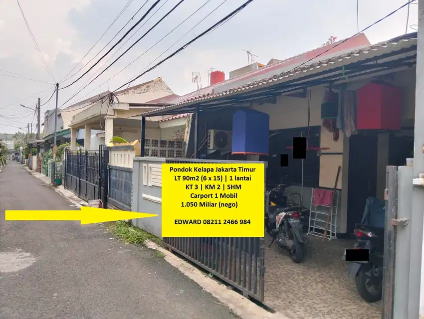 Harga Miring! Strategis HargaRamah Kantong Pondok Kelapa Jakarta Timur