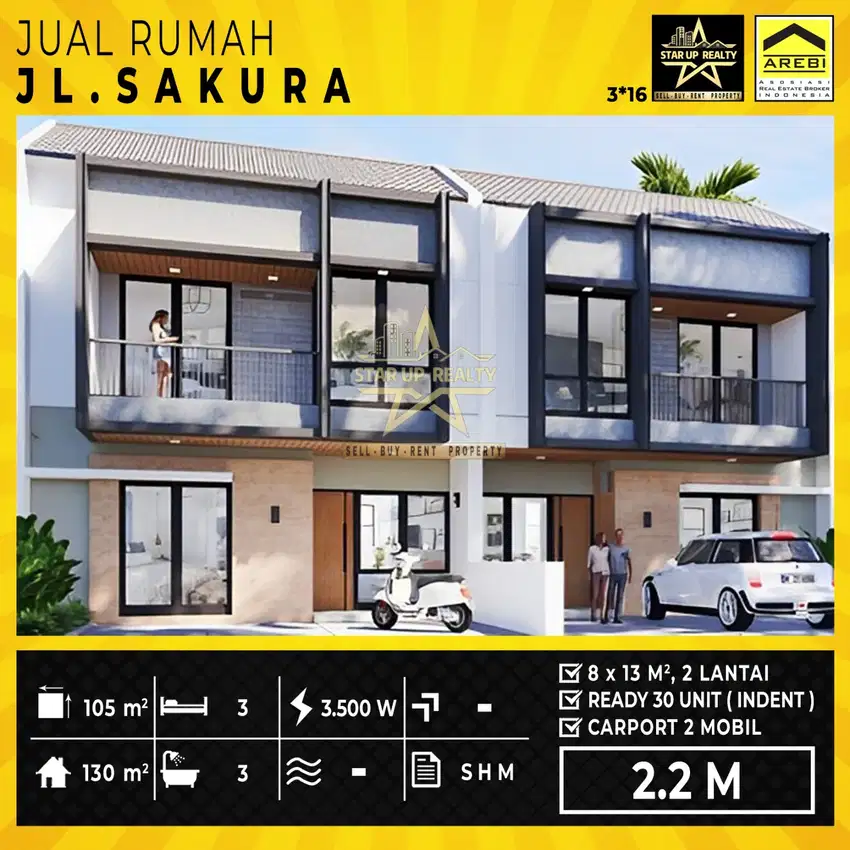 Rumah di sakura bandung