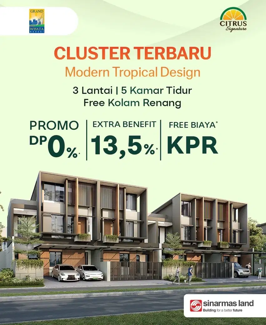 GRAND WISATA BEKASI CITRUS SIGNATURE PLUS KOLAM RENANG PRIBADI