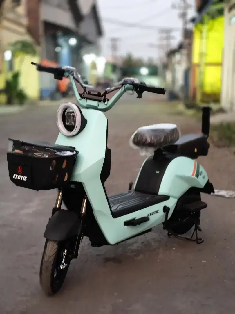 SEPEDA LISTRIK EXOTOC BATRAY LITHIUM HARGA 4 JUTAAN SAJA CICILAN DP 0