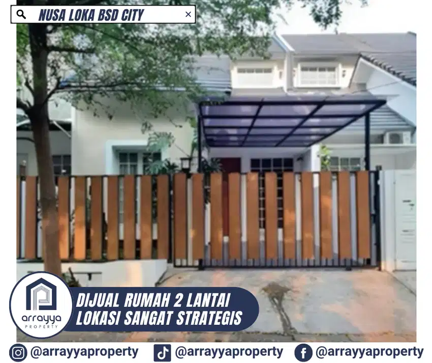 RUMAH RAPI SIAP HUNI LOKASI NUSA LOKA BSD 'HRB161