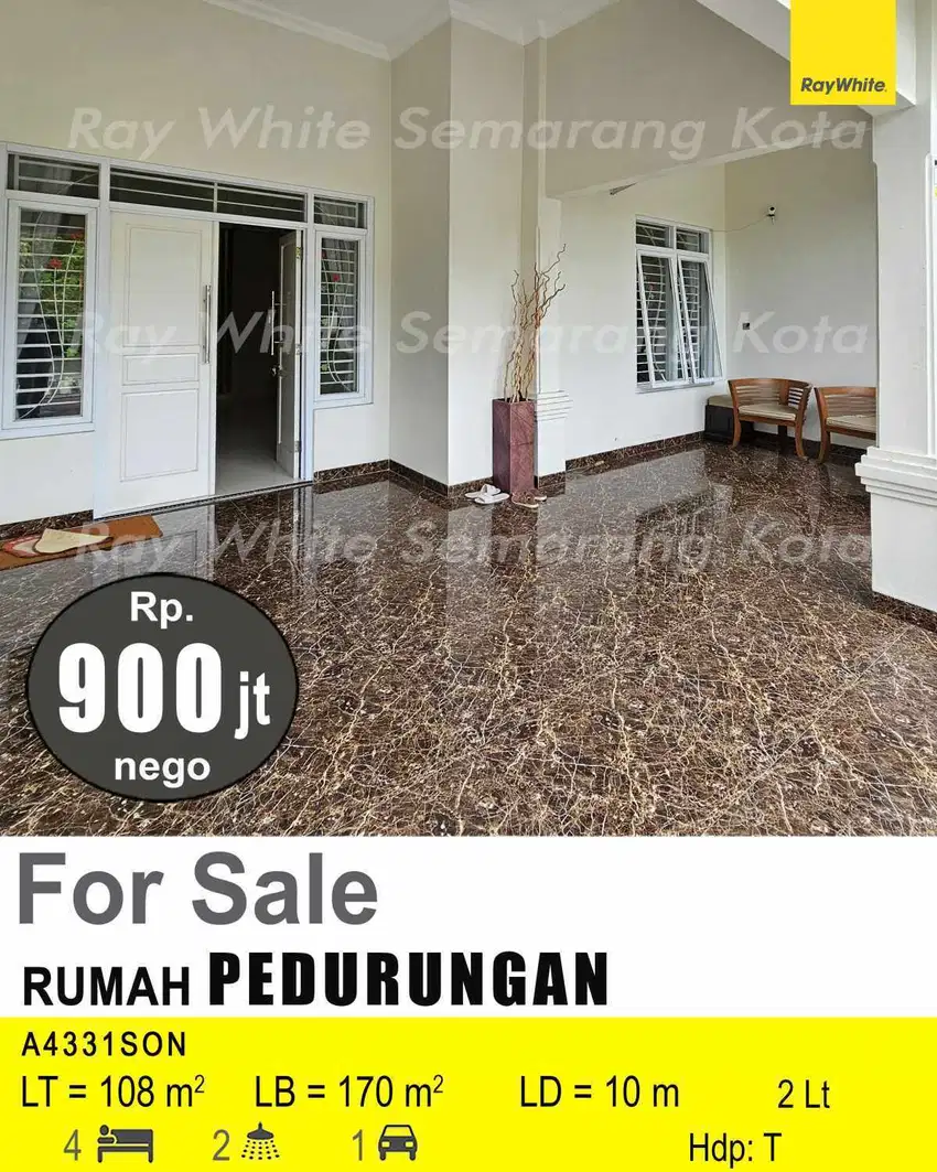 DIJUAL RUMAH DI PEDURUNGAN A4331