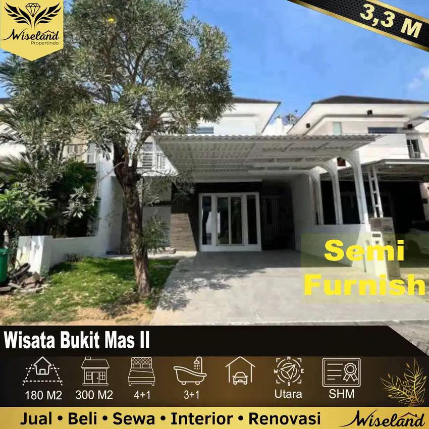 Dijual Rumah Wisata Bukit Mas II Surabaya