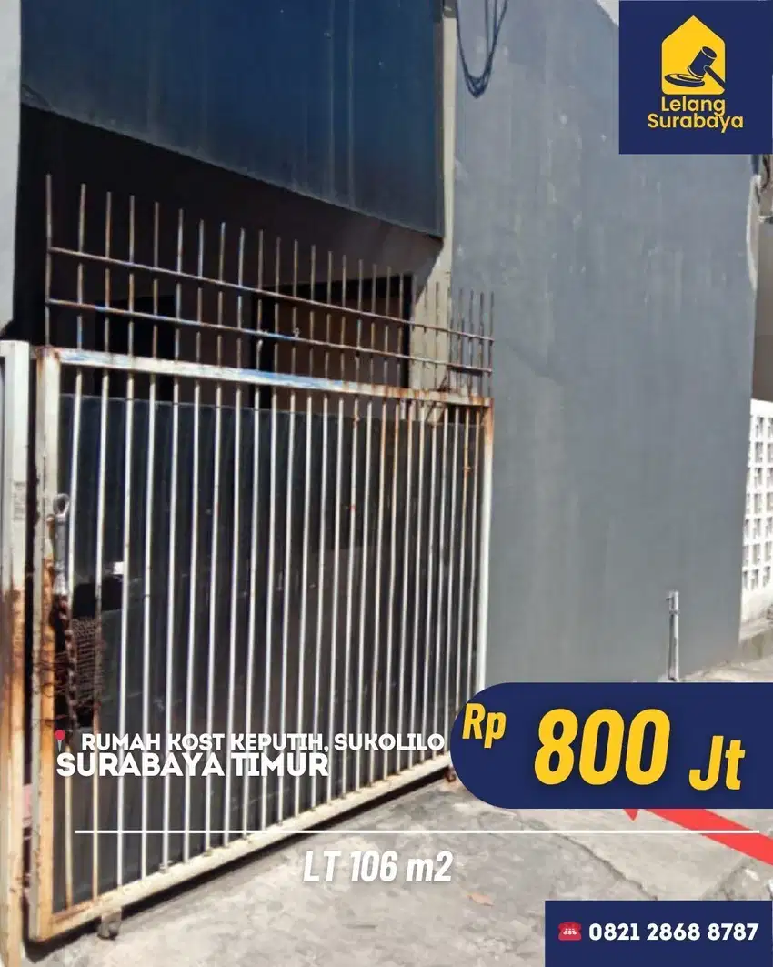 Rumah Kost Surabaya Keputih, Sukolilo