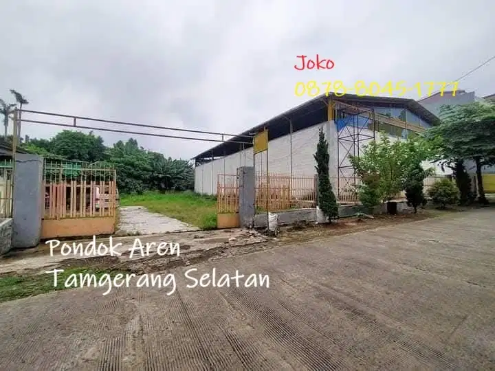 Lahan Istimewa Ex lapangan Futsal Pondok Aren, Tangerang Selatan
