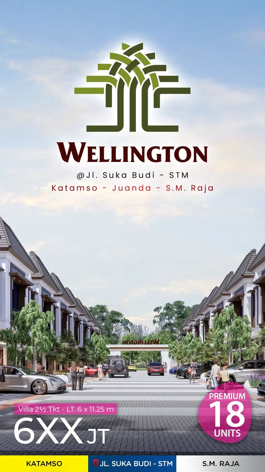 Komplek wellington jalan suka budi katamso