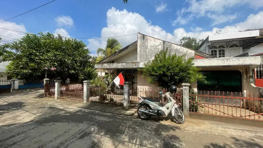 DIJUAL TANAH PLUS RUMAH JALAN SERUNI POLIGON LAMA PALEMBANG