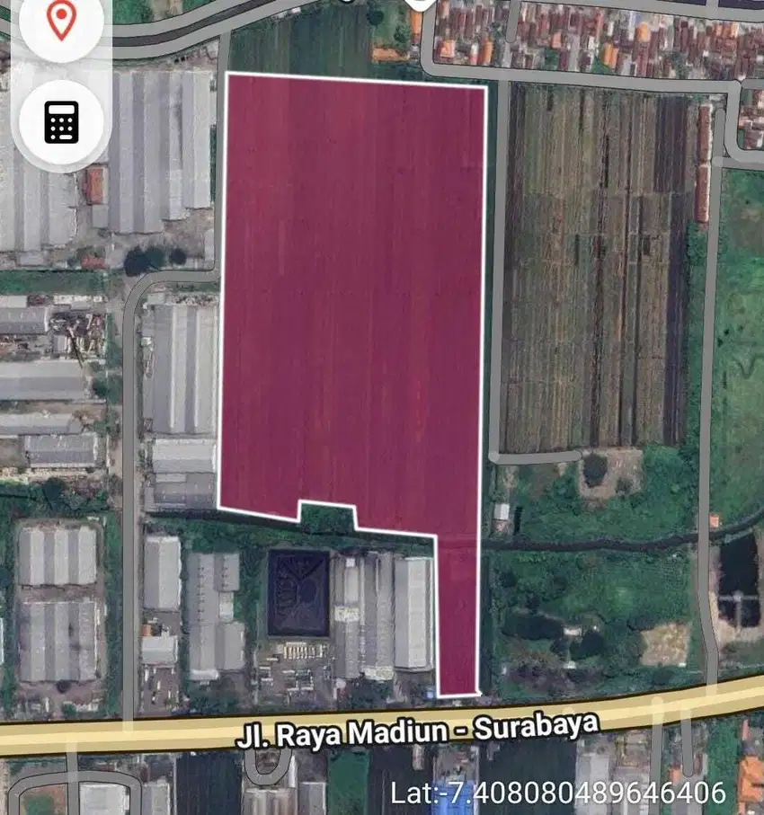 lahan industri murah krian sidoarjo jawa timur