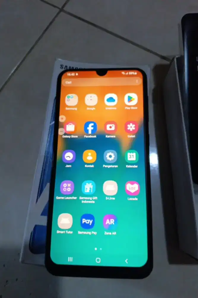 SAMSUNG A30 BIRU LENGKAP 2nd