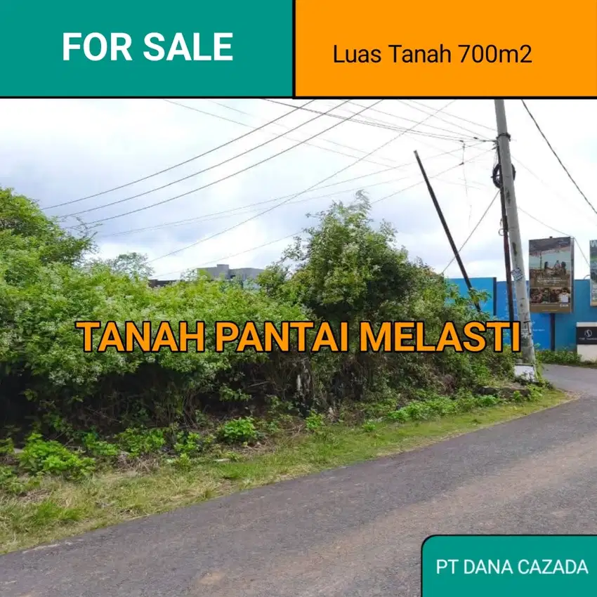 TANAH STRATEGIS PANTAI MELASTI BALI 700M2