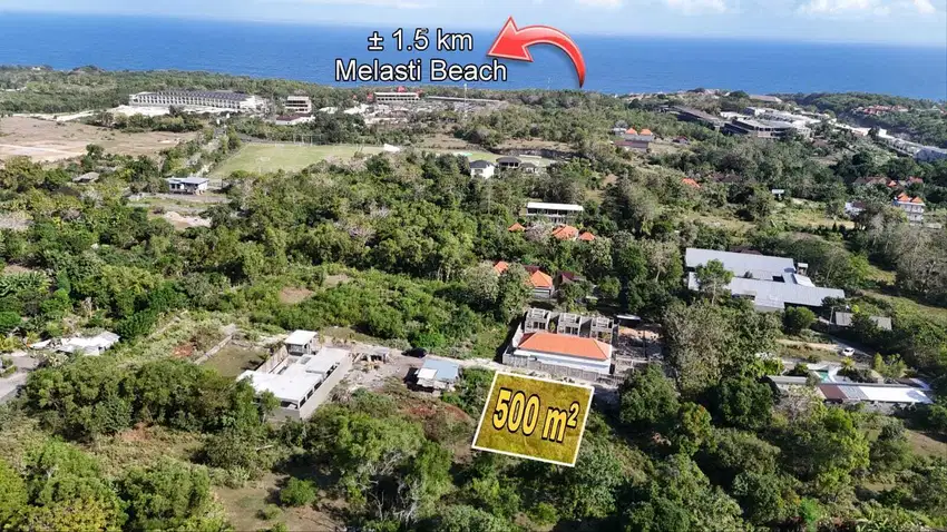 Tanah Plot Kecil Link Villa Dekat Pantai Melasti Ungasan Bali
