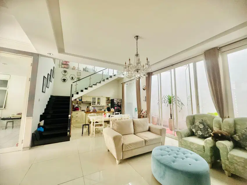 Rumah Citraland Full Furnished Murah SHM Luas 12x19 Free AC 8unit