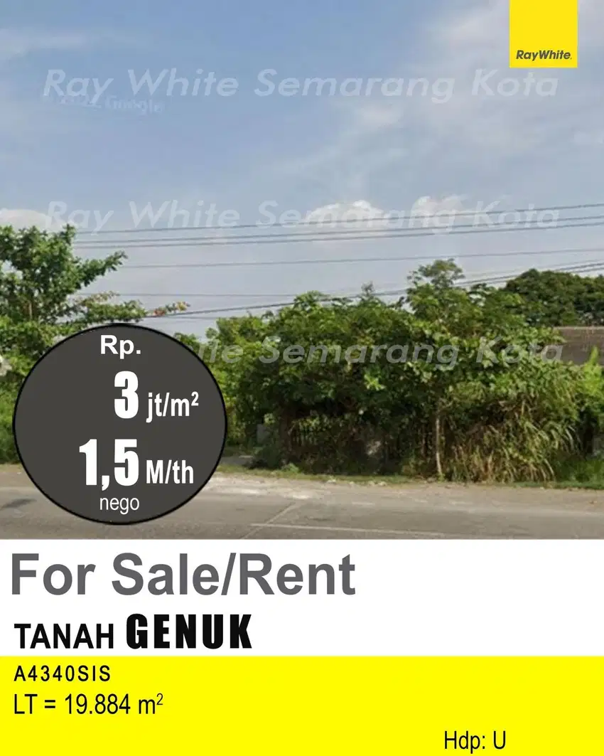DIJUAL TANAH DI GENUK A4340