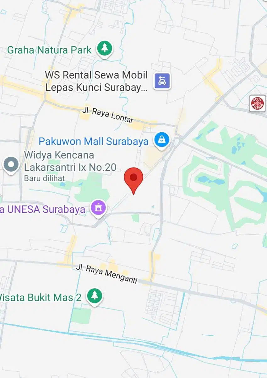 KAVLING TERMURAH DAN ISTIMEWA LOKASI PAKUWON INDAH
