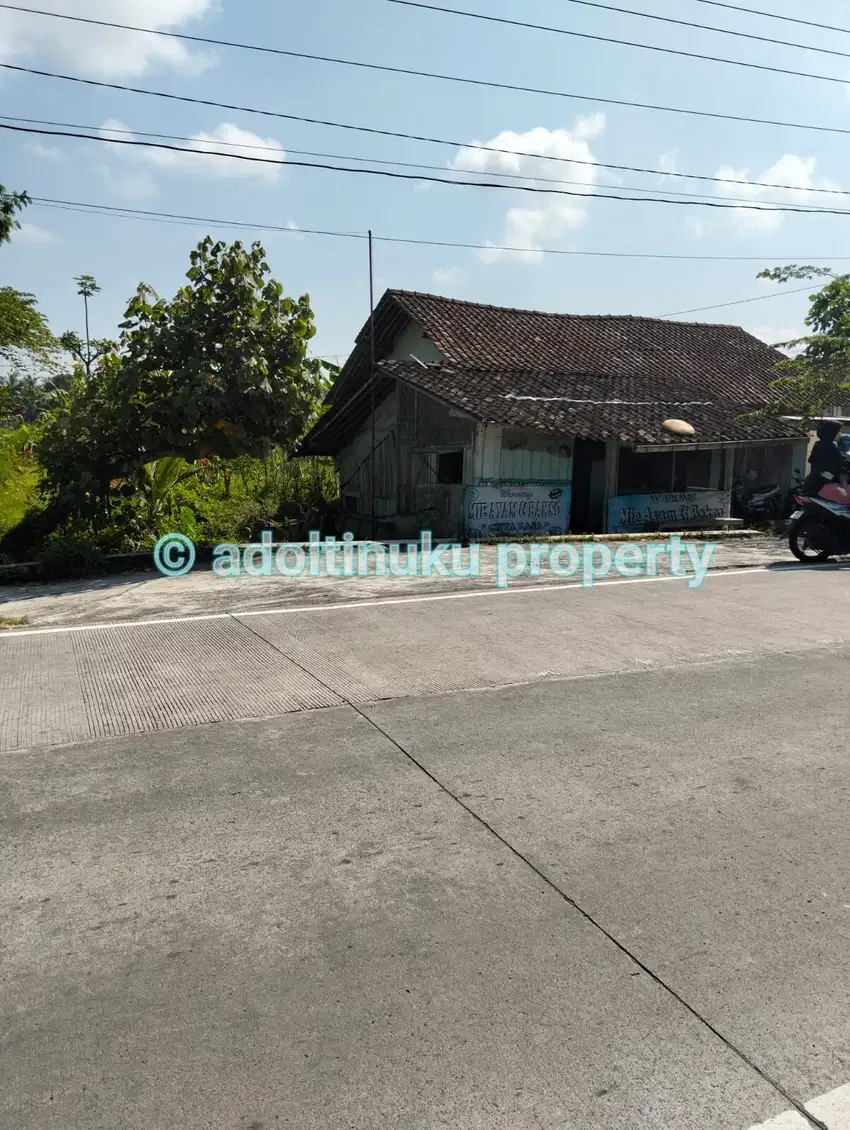 Tanah sawah produktif tepi jalan provinsi, sawangan, magelang