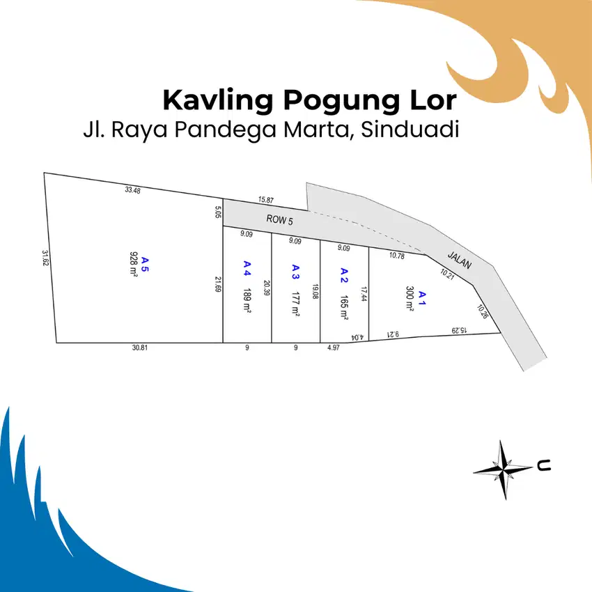 800m ke Kampus UGM Tanah Kost Premium Jogja