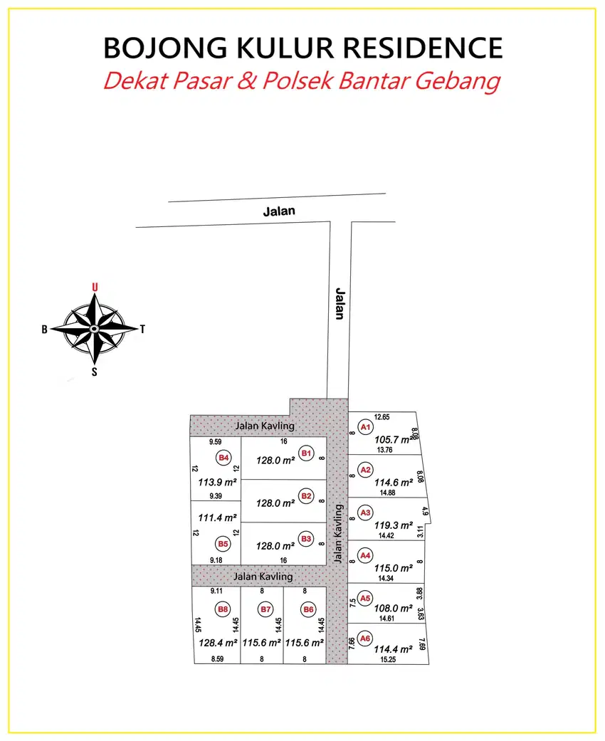 kavling strategis legalitas SHM dapat pecah unit