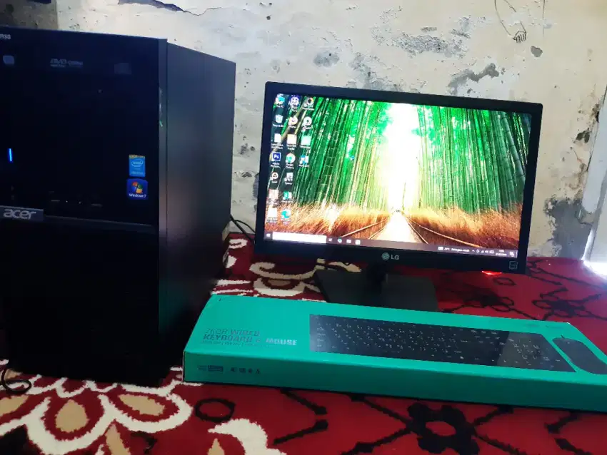 PC KOMPUTER 1 SET CORE i3 GEN 4 PC CPU PAKET KOMPLIT NORMAL SIAP PAKAI