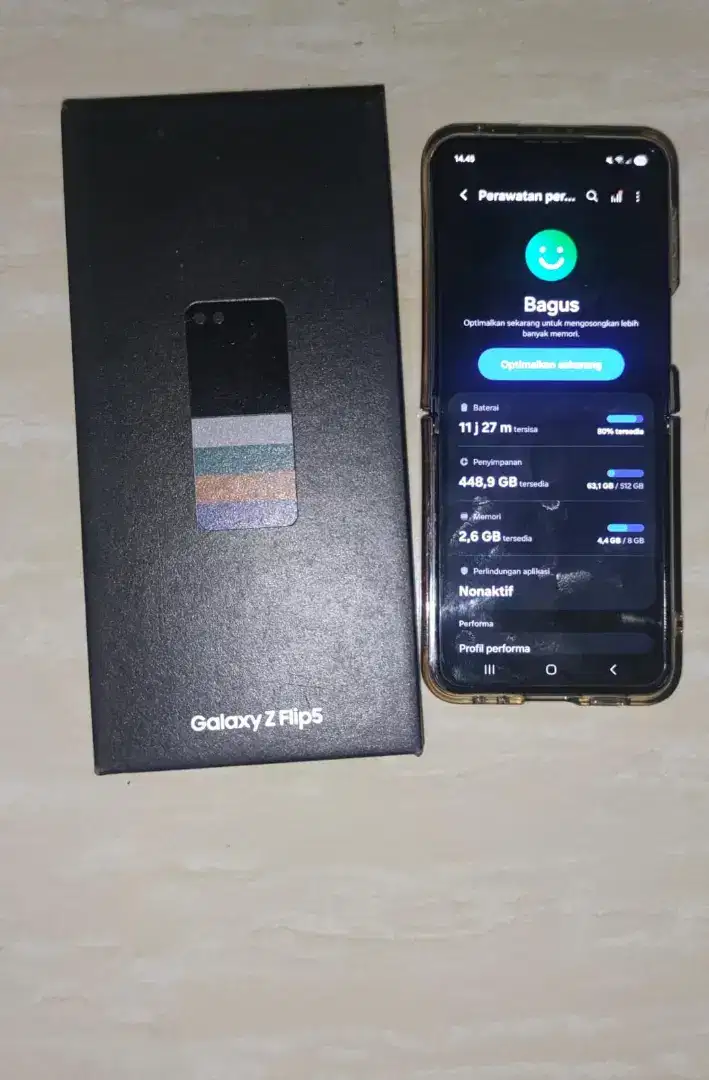 Jual Samsung Flip 5 warna Biru