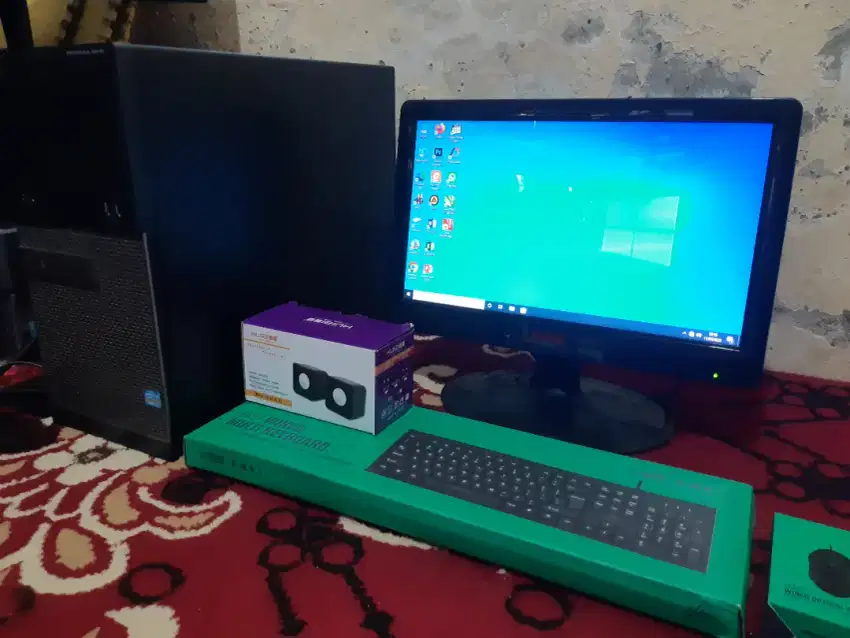 KOMPUTER 1 SET CORE i3 GEN 3 RAM 4 GB PC CPU PAKET KOMPLIT NORMAL